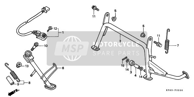 90111KFG000, Rondelle A Boulon,  10X25, Honda, 1